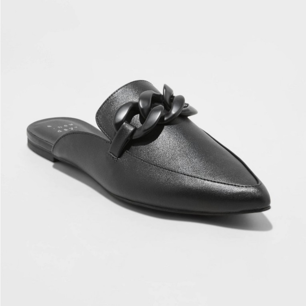 Women's Amber Slip-On Mule Flats - A New
Day™ Black new